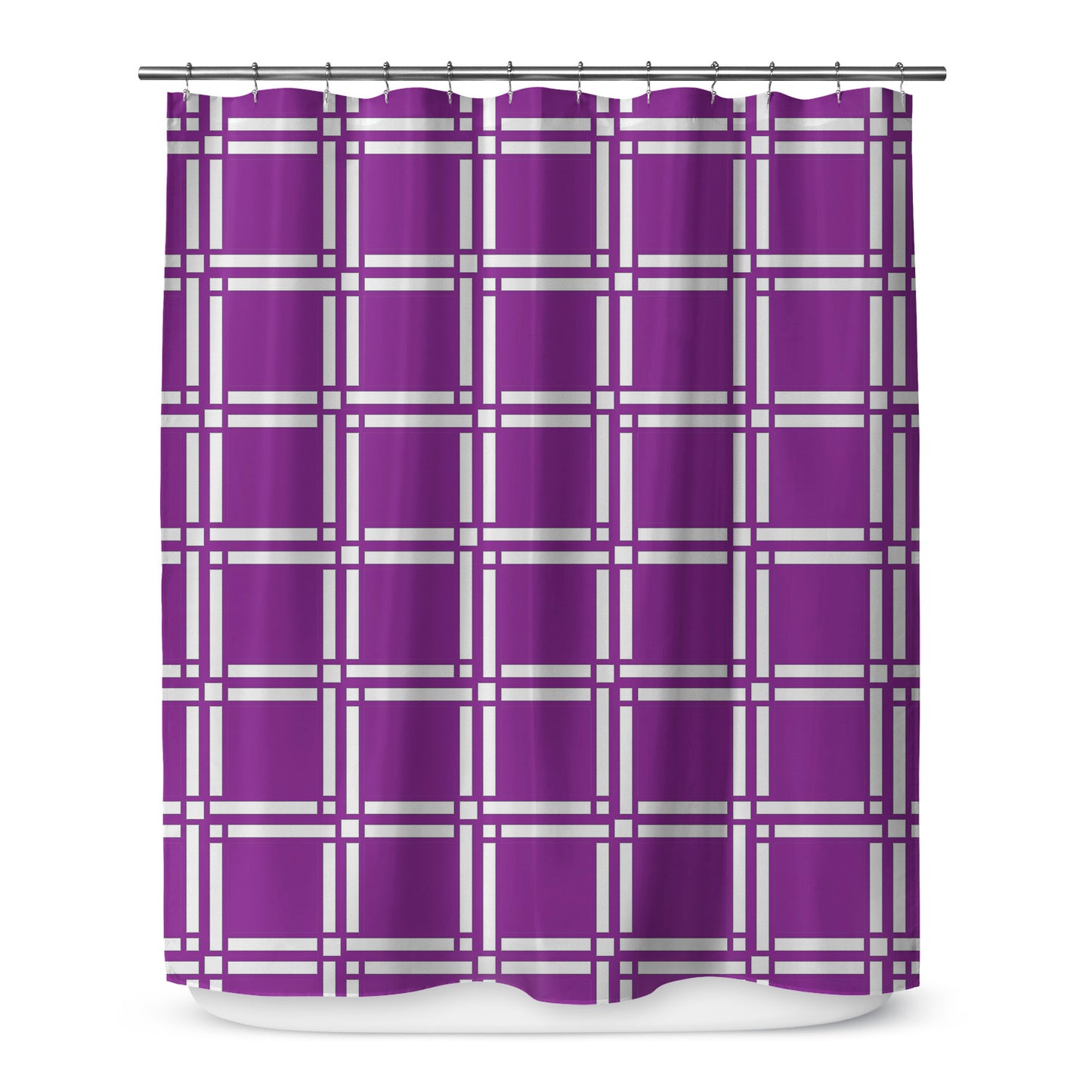 Gate Purple Shower Curtain