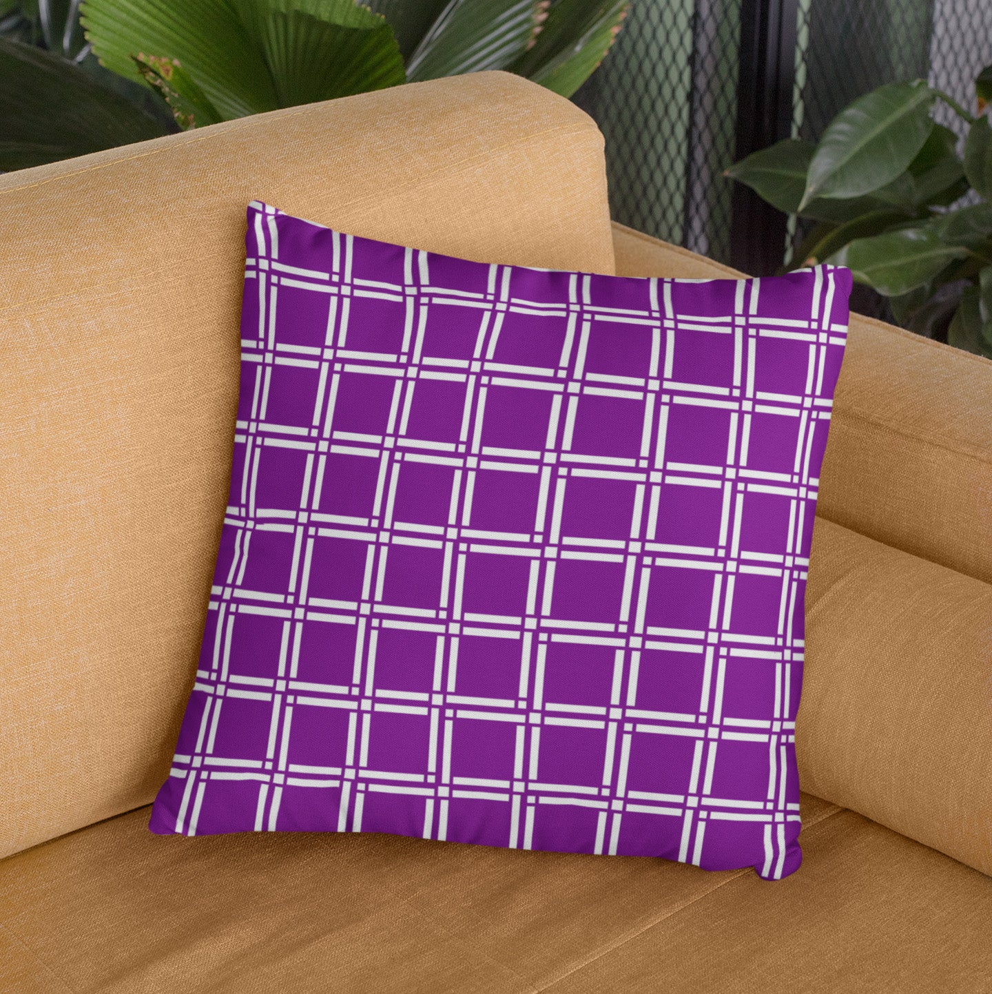 Gate Purple Pillow