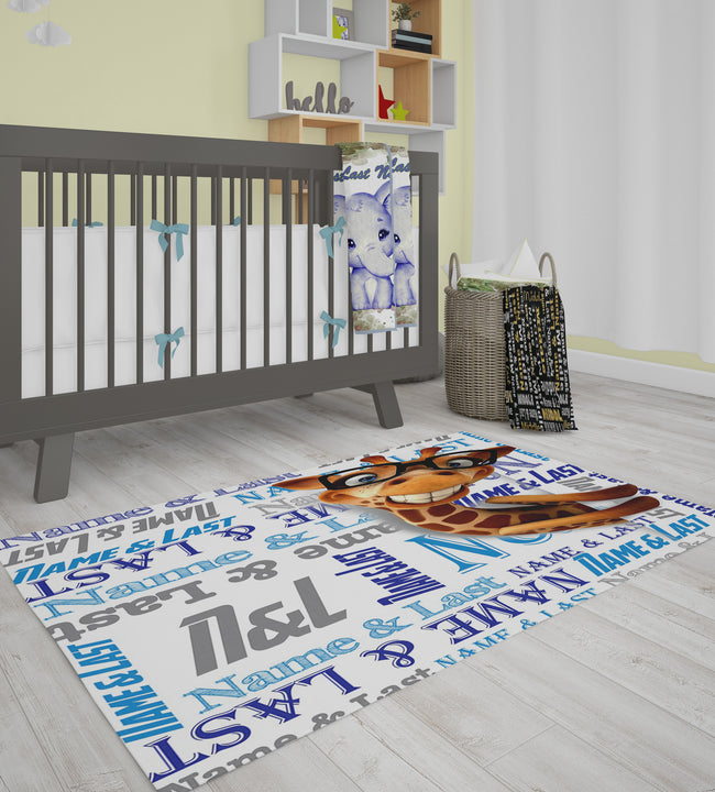 Giraffe Boys Rug