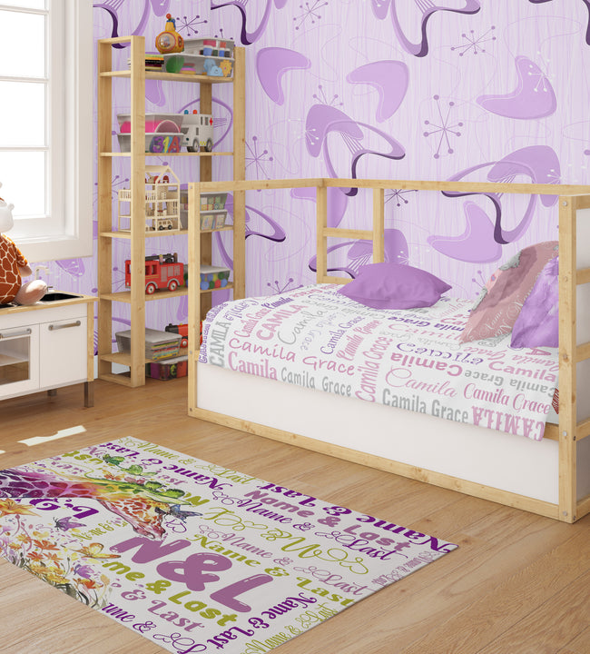 Giraffe Girls Rug