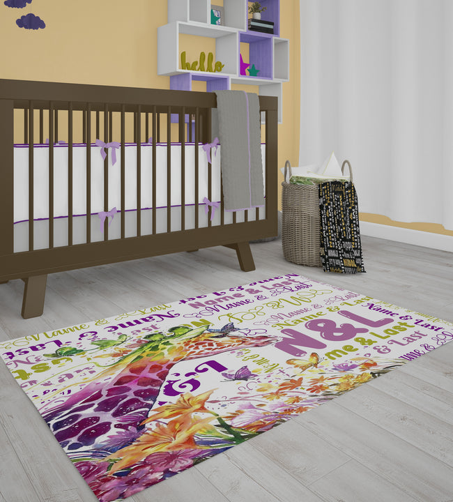 Giraffe Girls Rug