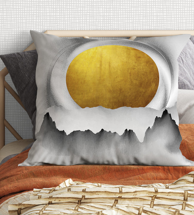 Gold Moon Pillow