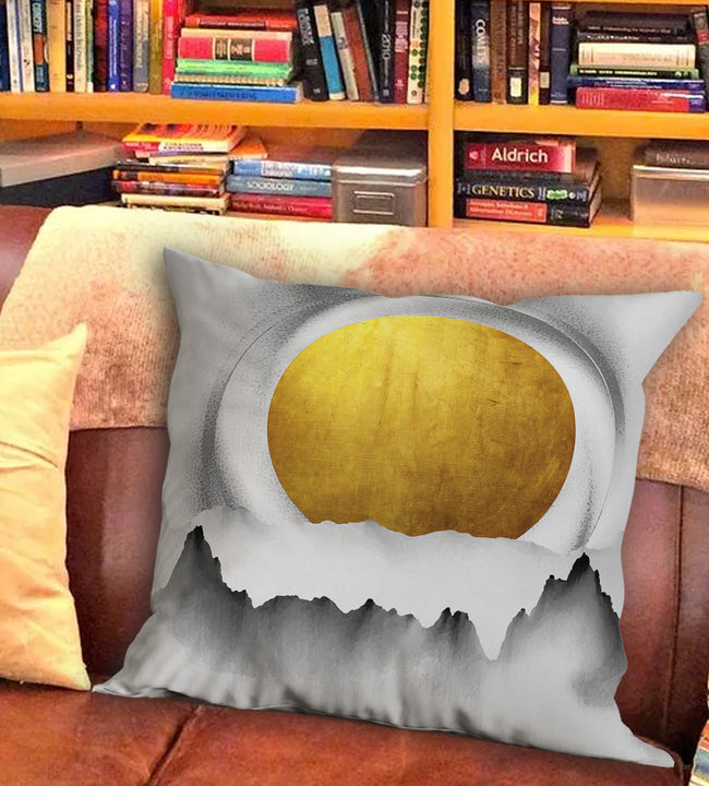 Gold Moon Pillow