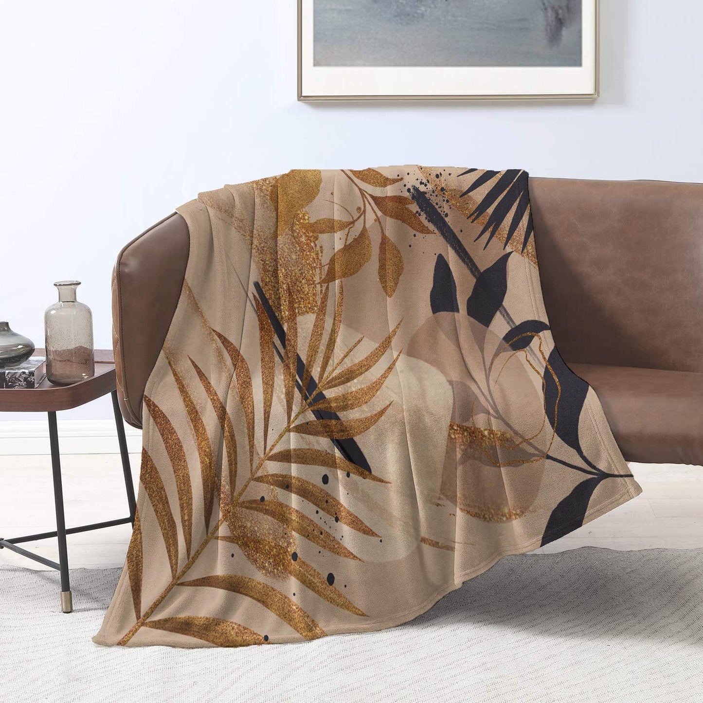 Golden Nature Velvet Blanket