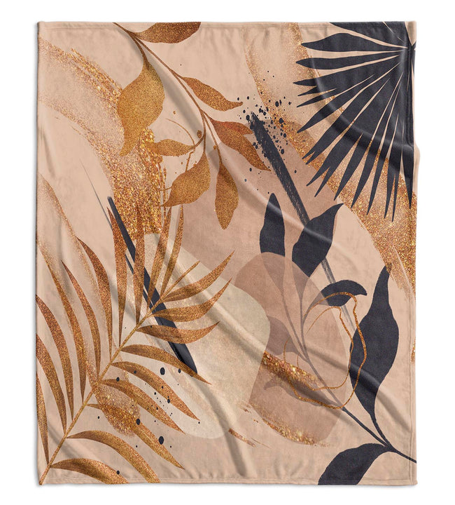 Golden Nature Velvet Blanket