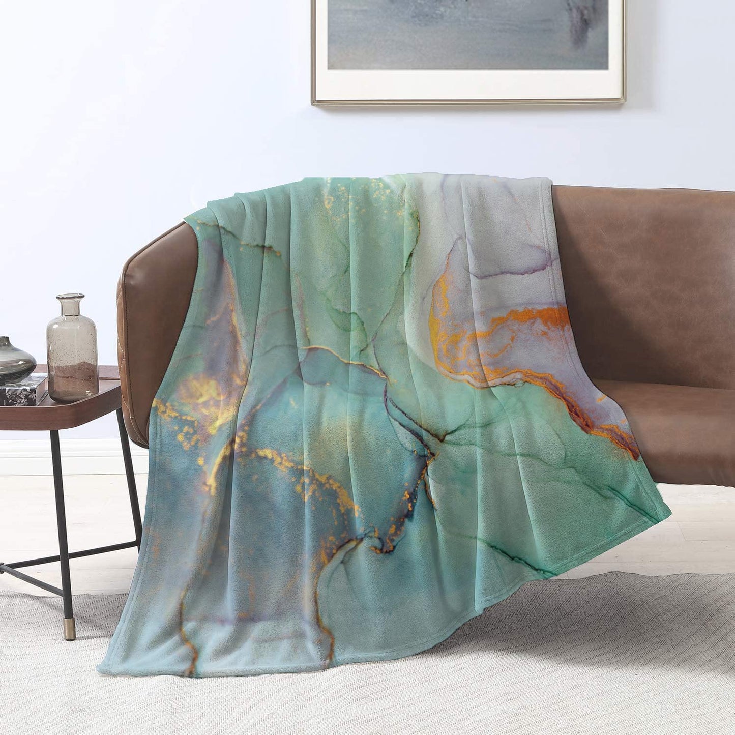 Jade Velvet Blanket