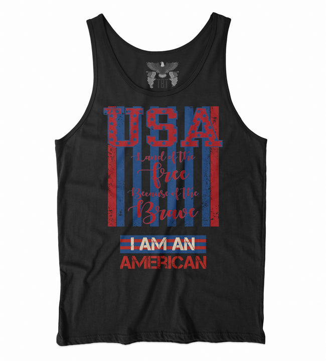 Land of the Free Unisex Tank