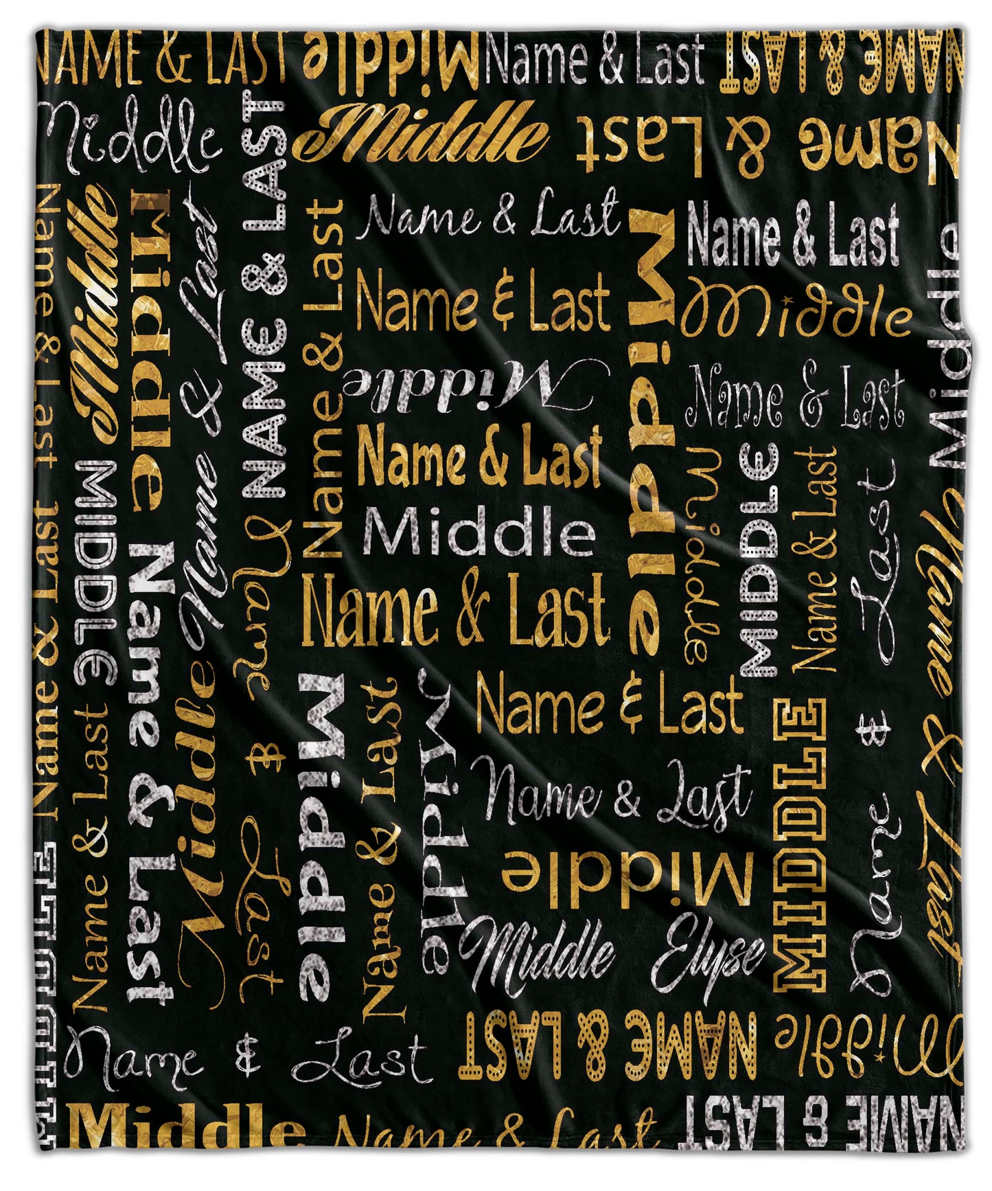 London Girls Gold Super Plush Blanket