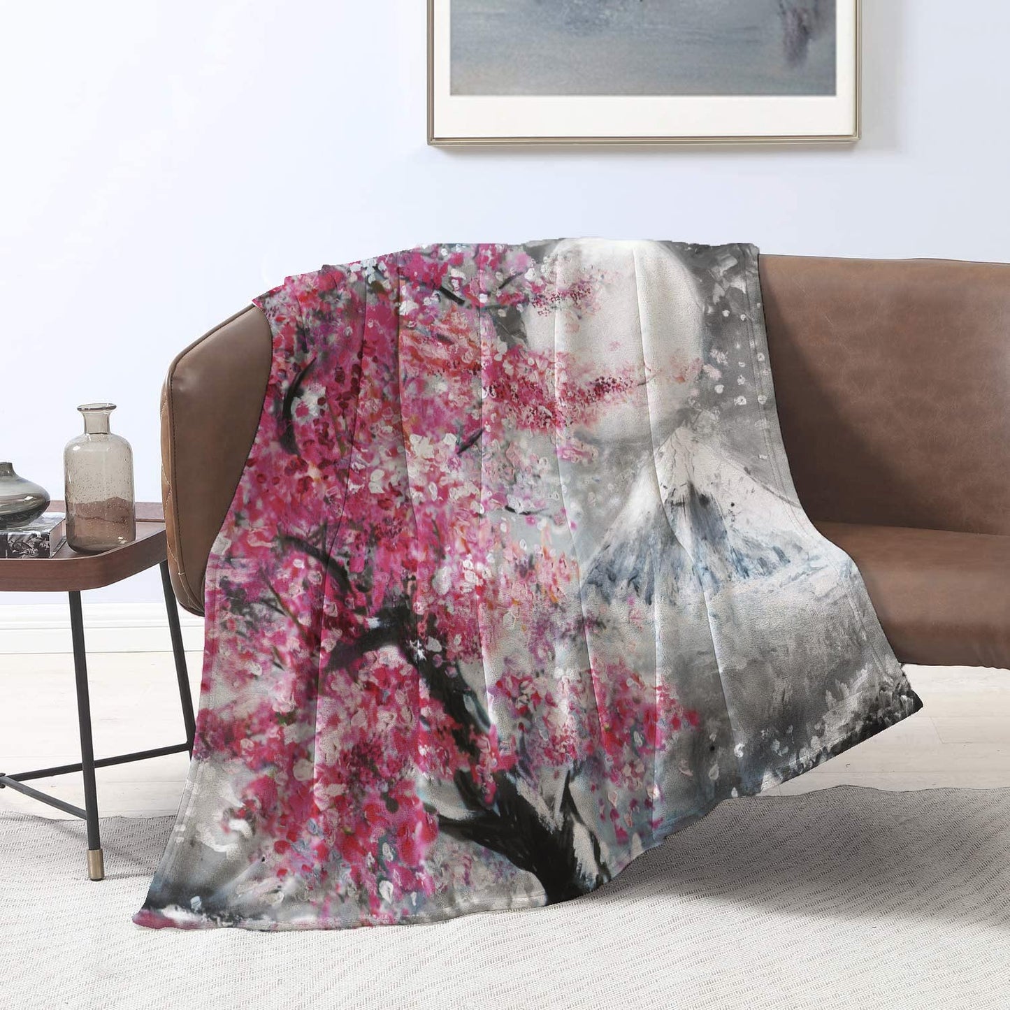 Mountain Sakura Velvet Blanket