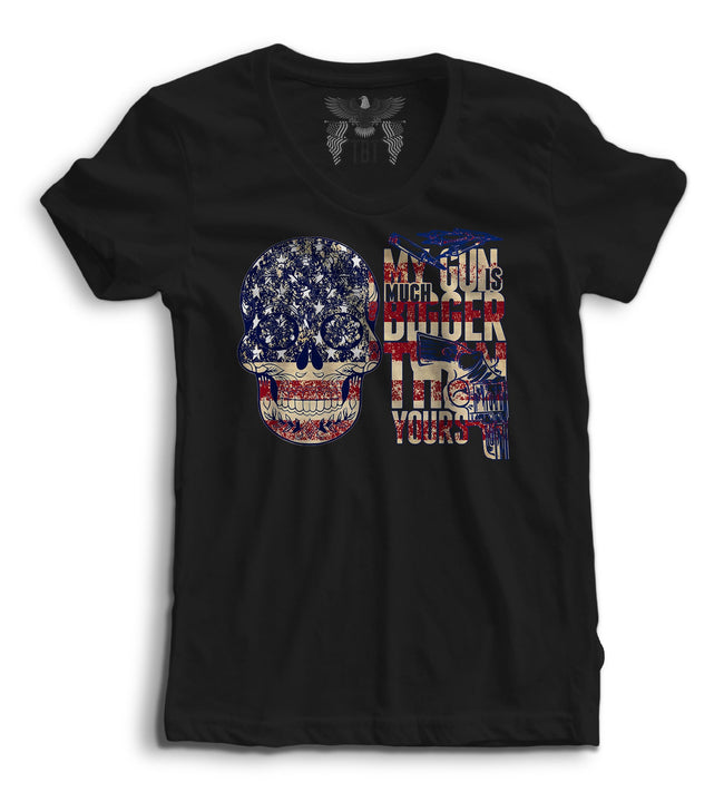 My Gun is bigger Women's Tee