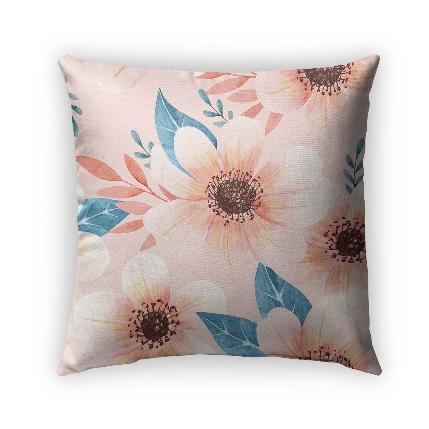 Pink Flower Pillow