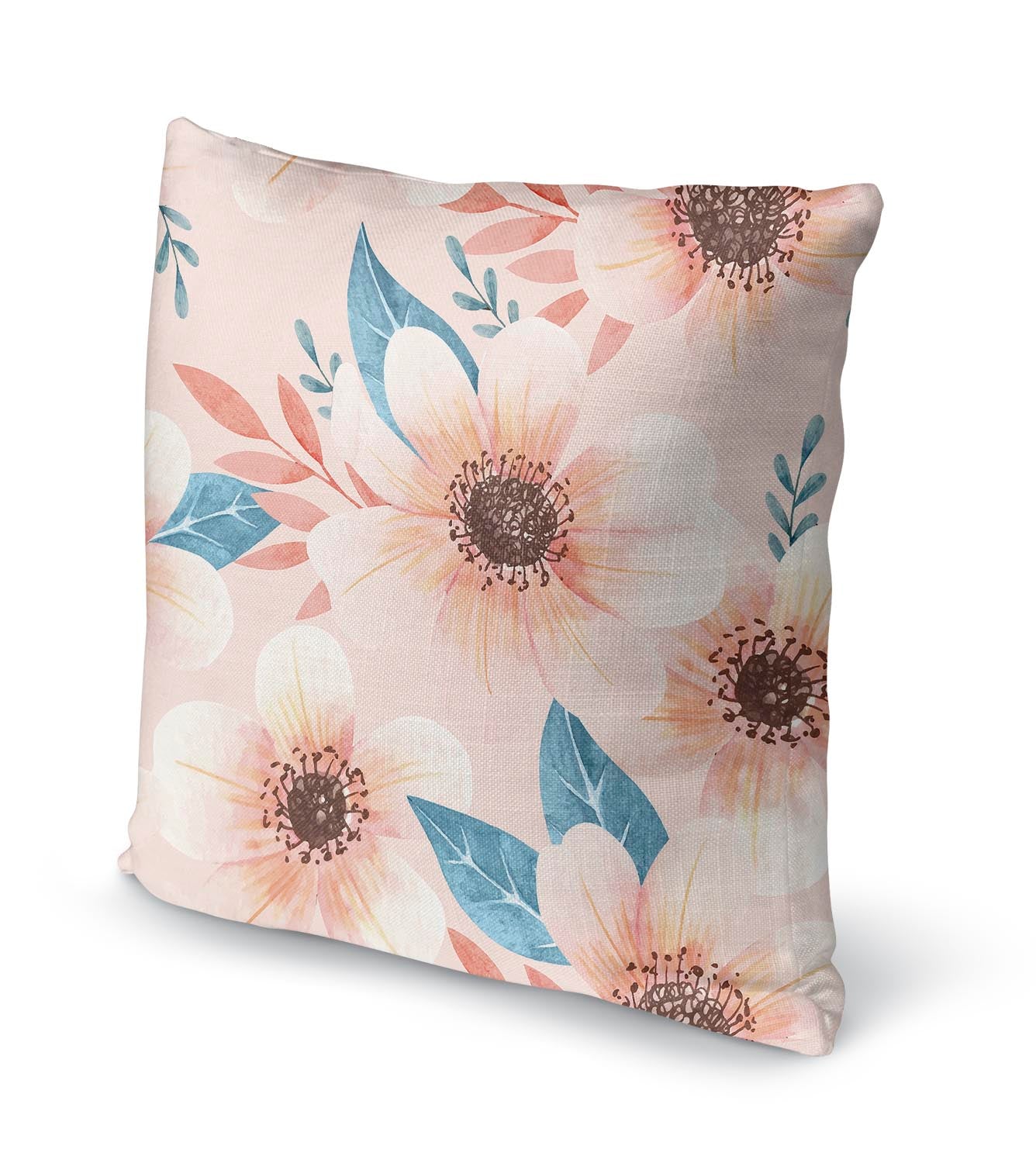 Pink Flower Pillow