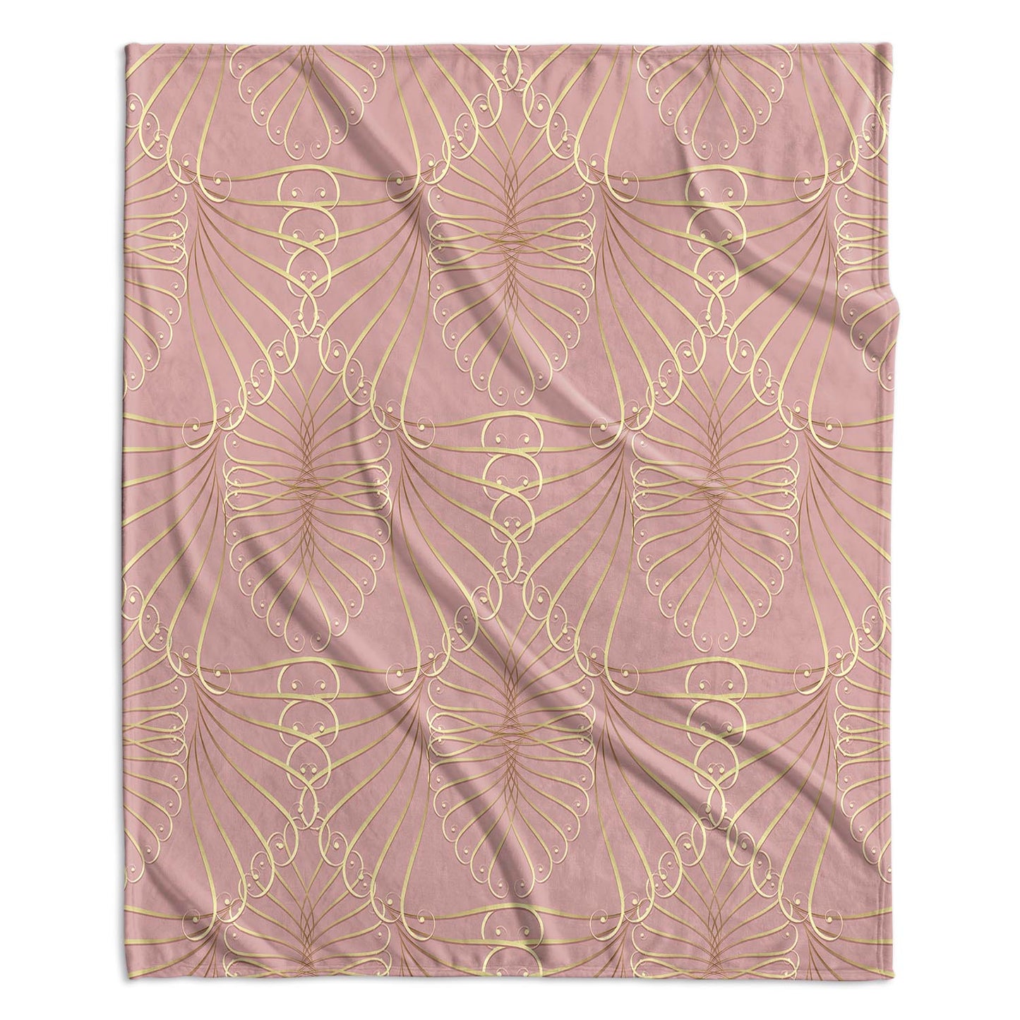 Pinkgold Velvet Blanket