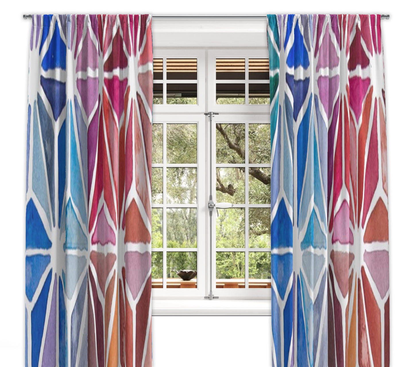 Rainbow Blackout Curtains