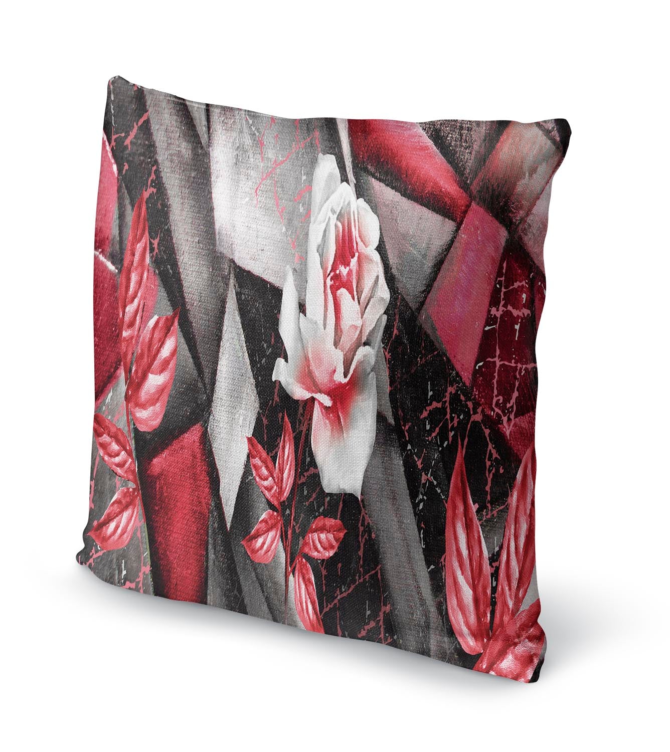 Rosa Abstracta Pillow