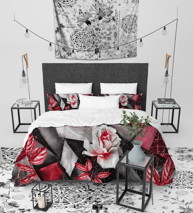 Rosa Abstracta Duvet Cover Set