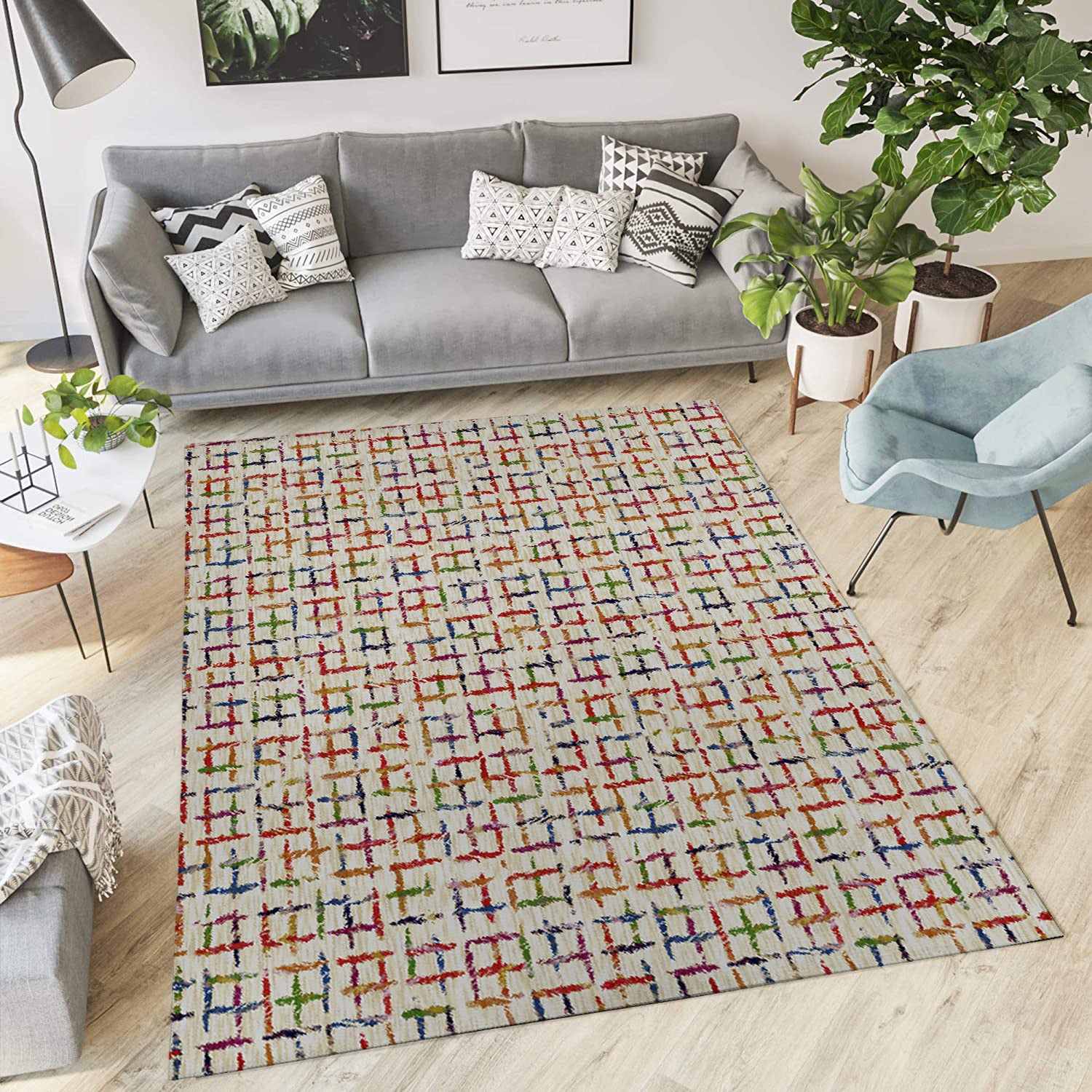 Silly Low Pile Area Rug