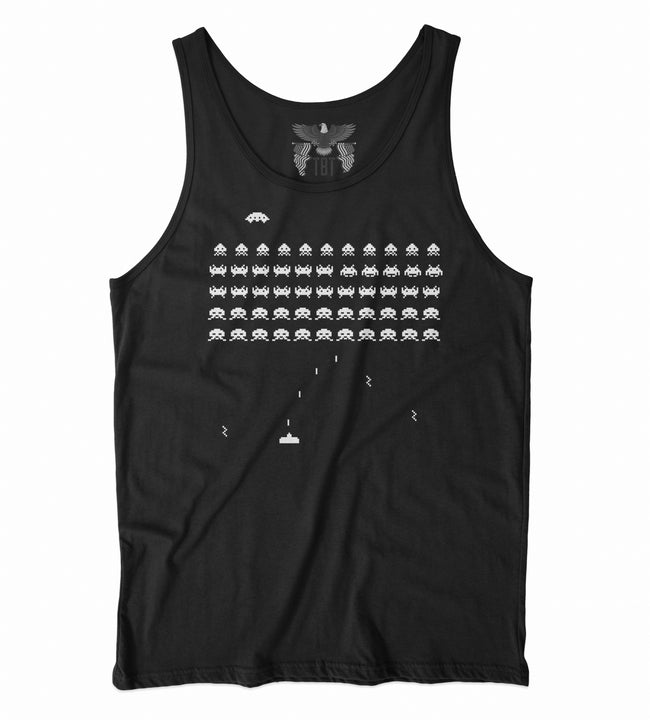 Space Invaders Unisex Tank