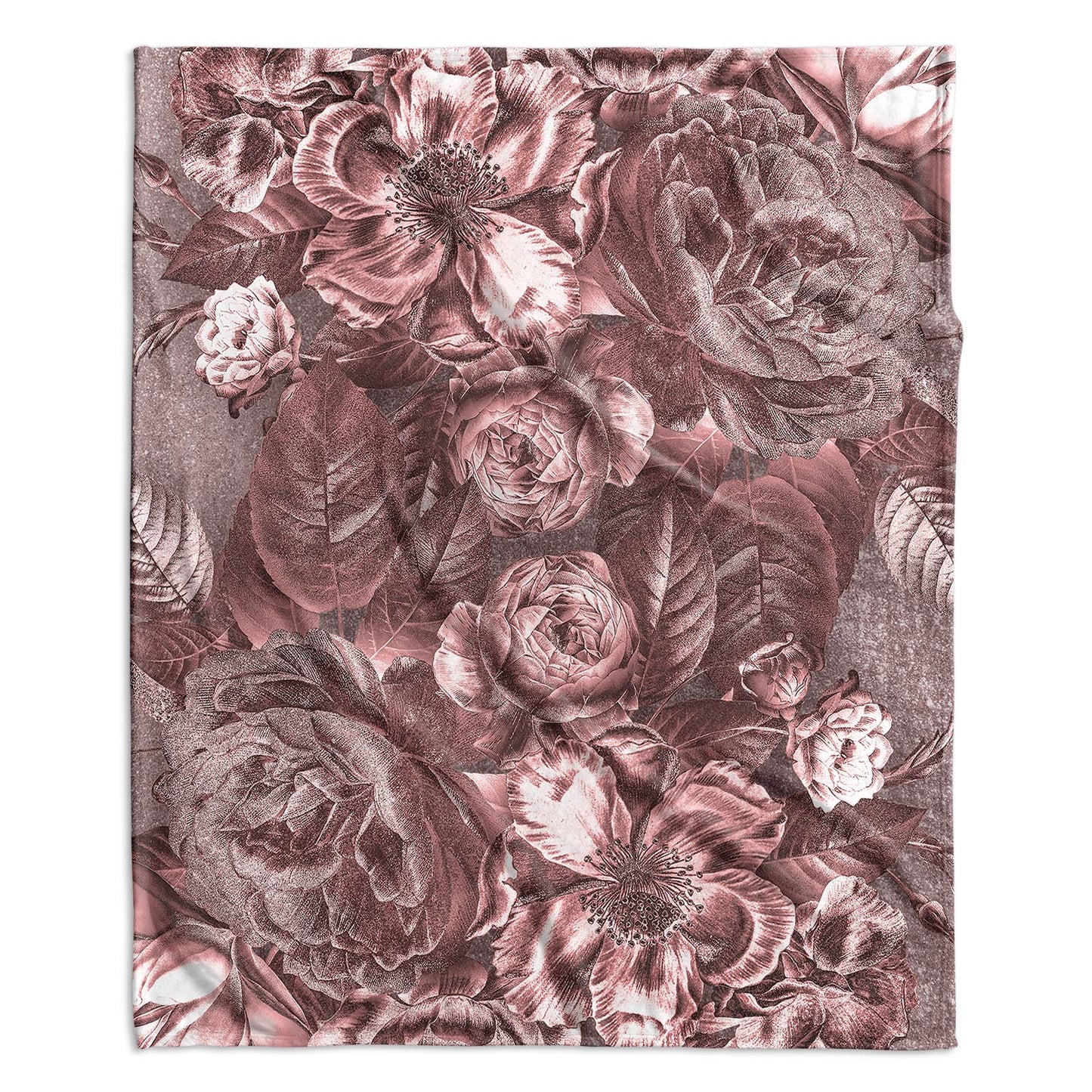 Tanned Roses Velvet Blanket