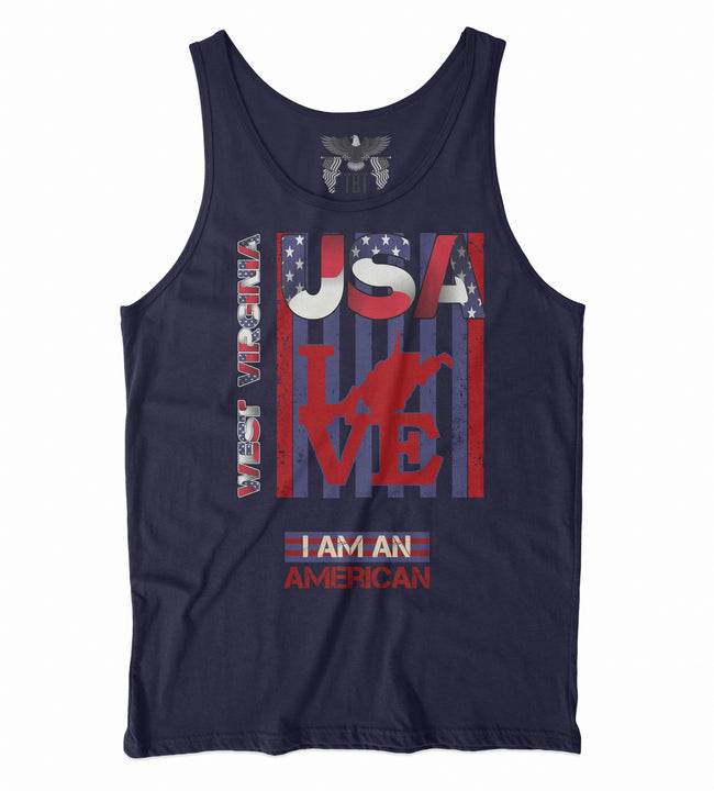 West Virginia Unisex Tank