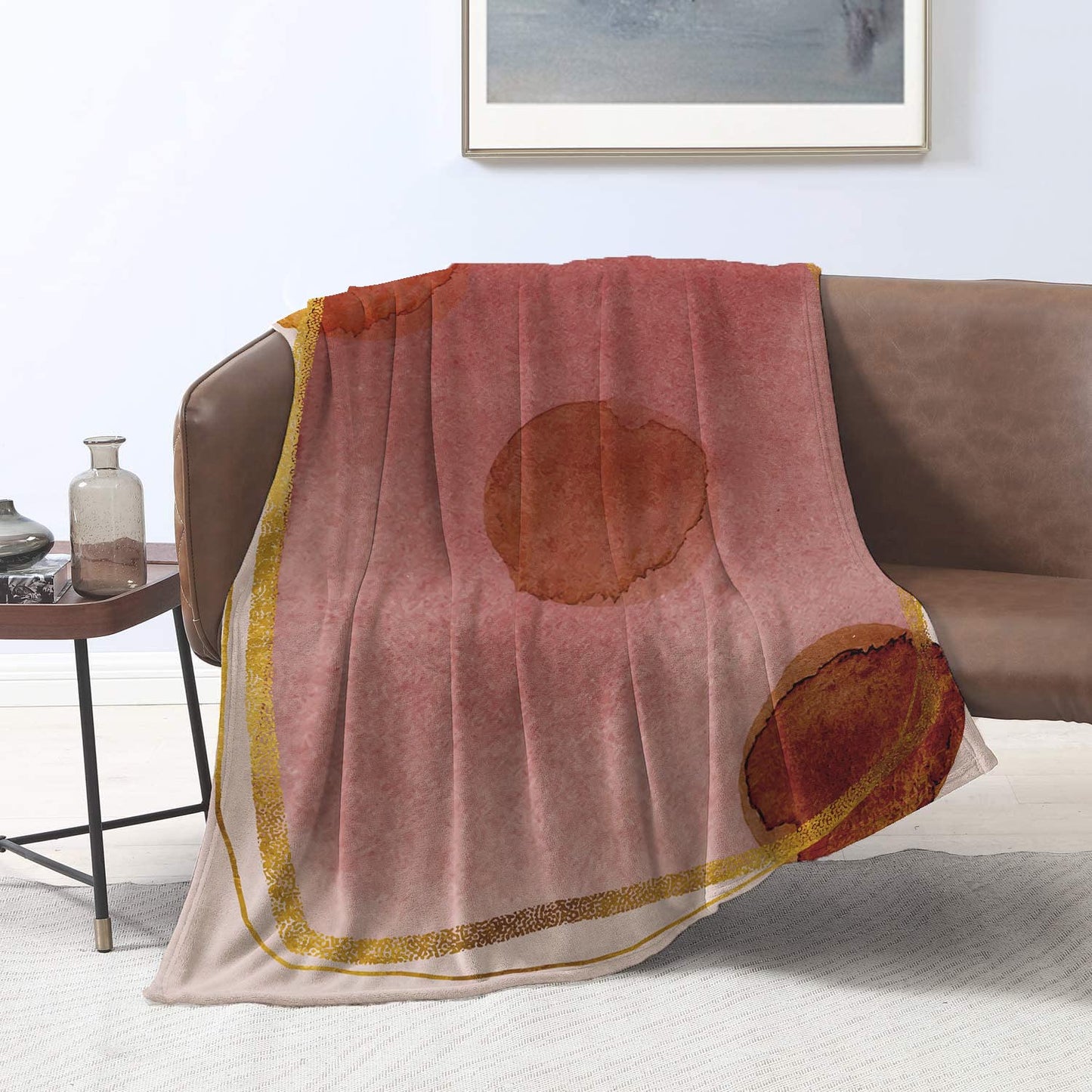 Wine Stain Velvet Blanket