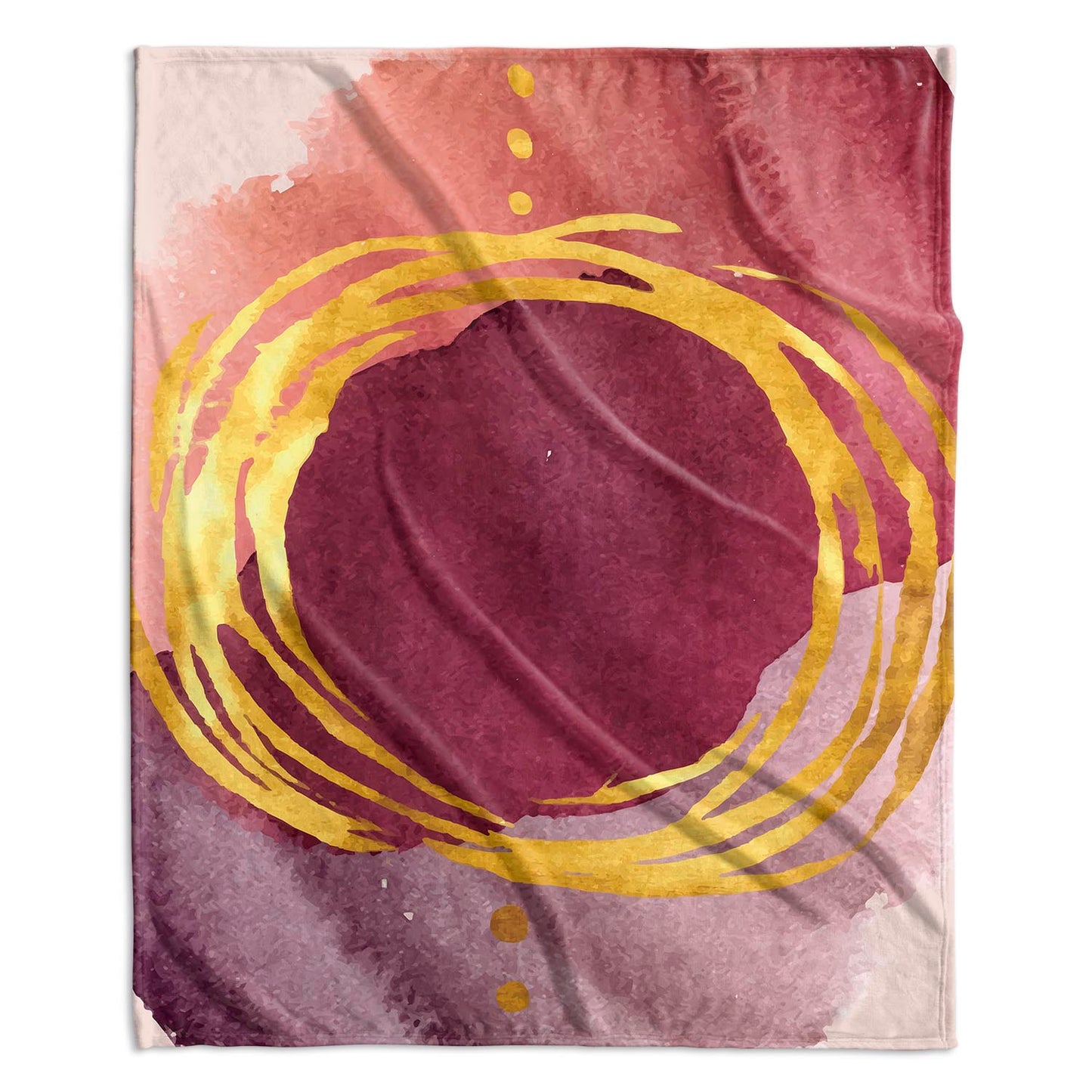 Golden Ring Velvet Blanket