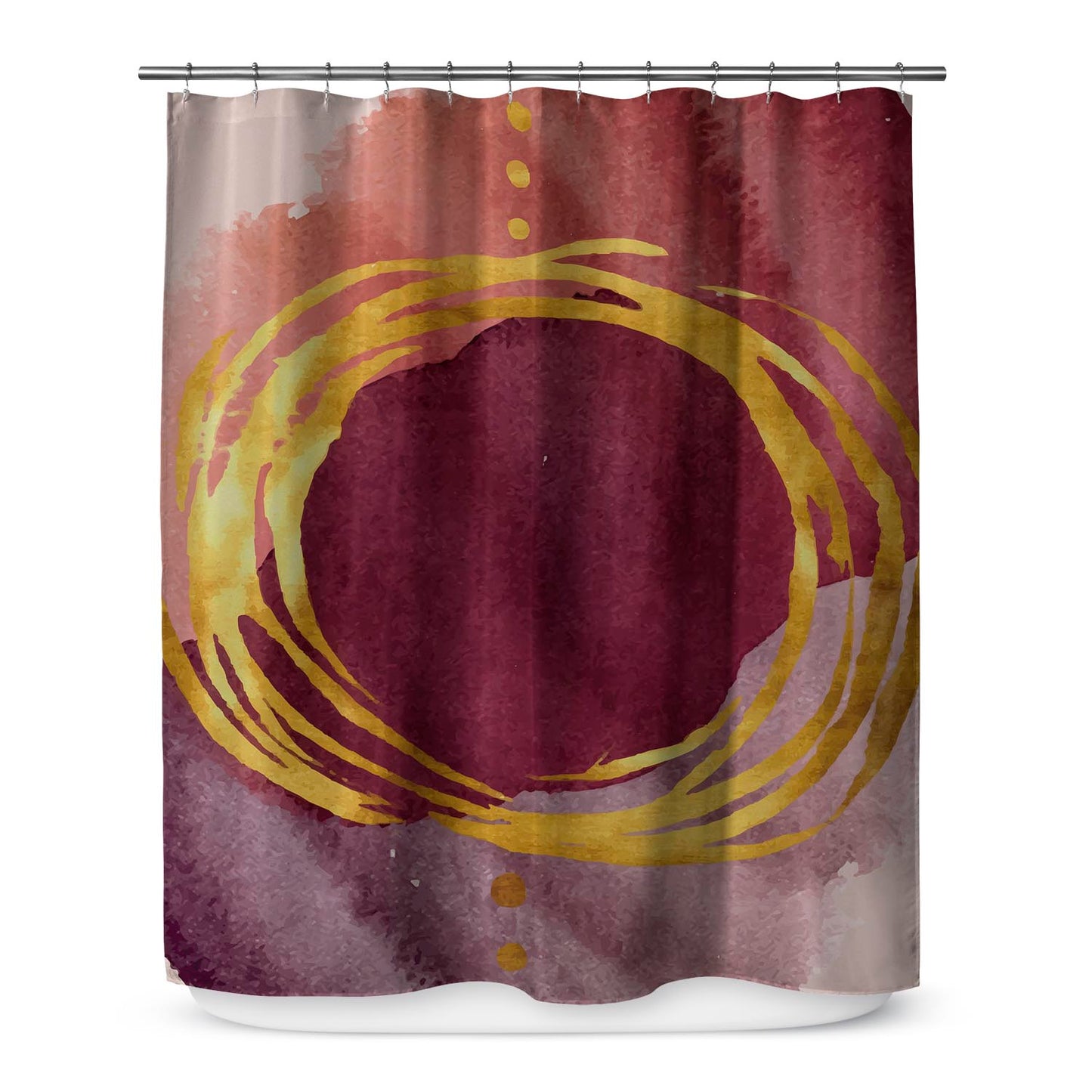 Golden Ring Shower Curtain