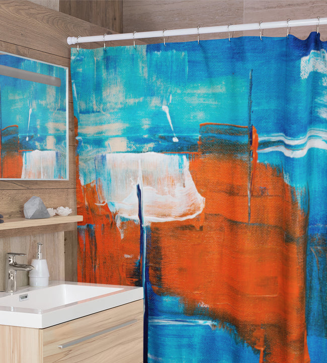 Azulado Shower Curtain
