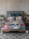 Lady Skull Duvet Cover Set