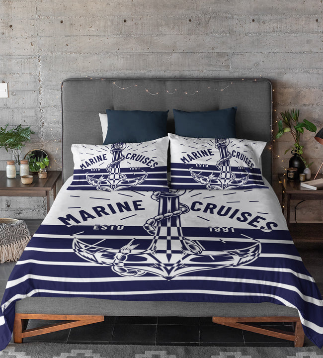 Marine Cruises Duvet Cover Set