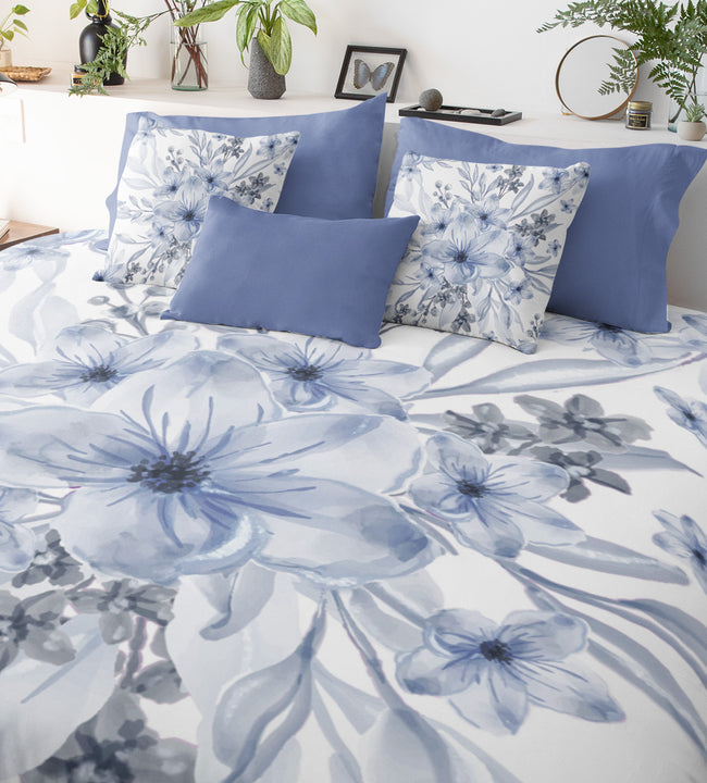 Blue Garden Comforter Set