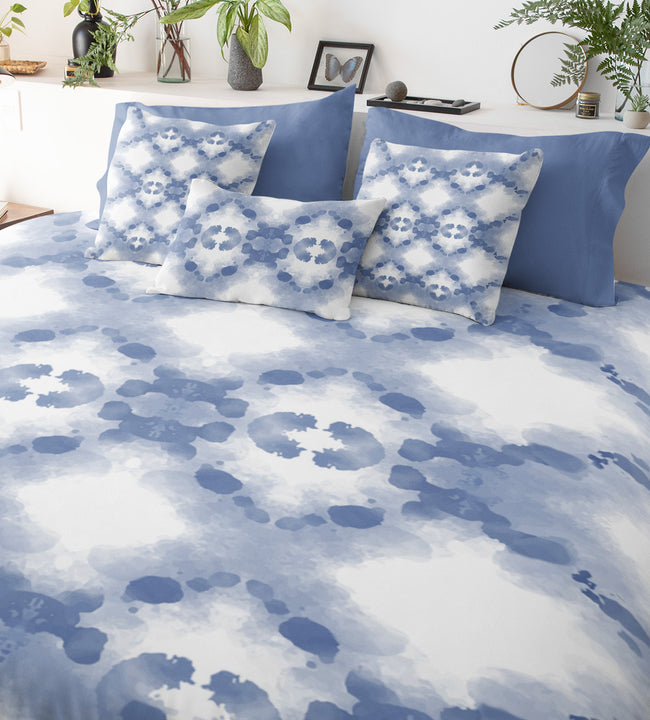 Blue Shibori Comforter Set