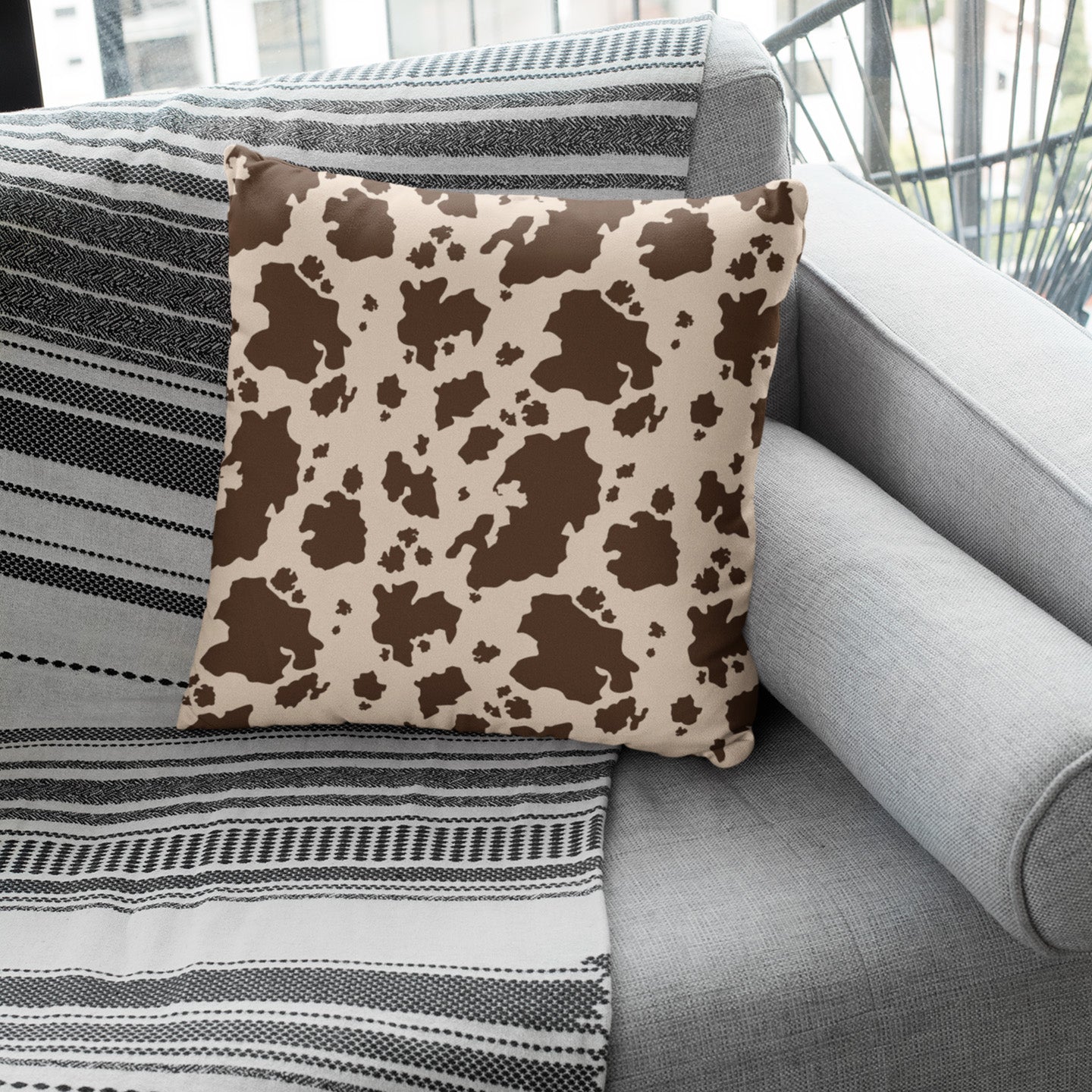 Cowhide Pillow