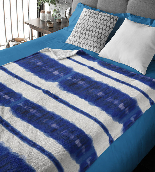 Blue Dye Velvet Blanket